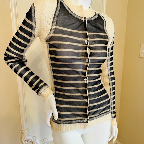 Jean-Paul Gaultier Knits Oatmeal Ribbed Knit - Picture 3 of 13